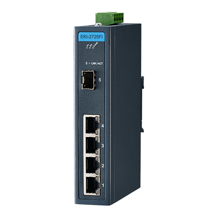 4 GE + 1 SFP Ind. Unmanaged Switch W/T